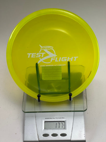 Discraft Zone Banger GT Test Flight Z Line - Yellow