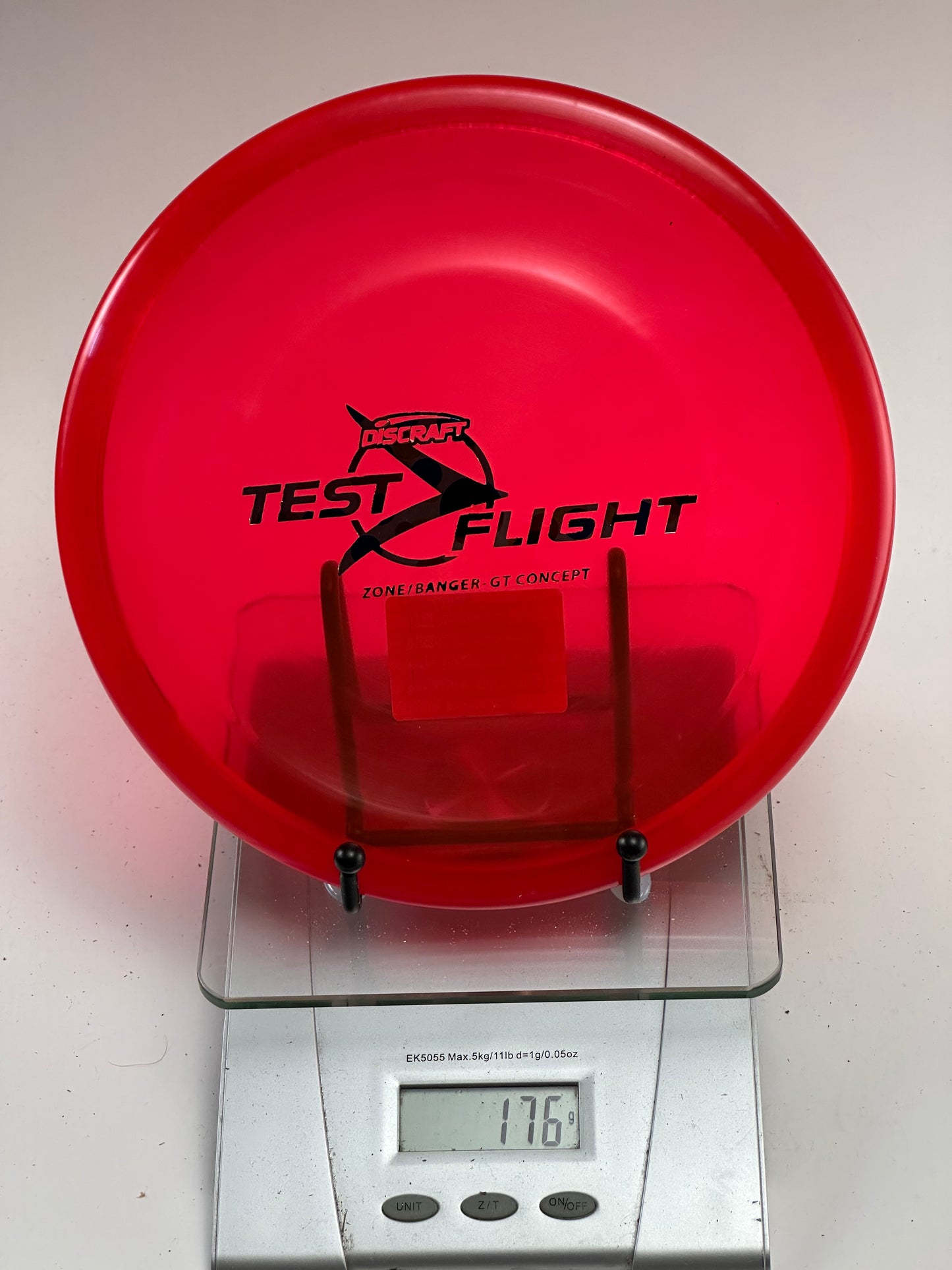 Discraft Test Flight Zone Banger GT Z Line (Red)