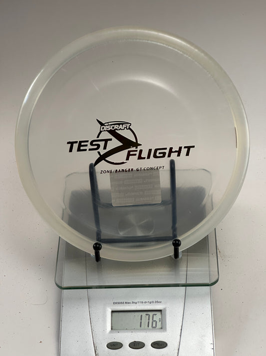 Discraft Test Flight Zone Banger GT (Z) Clear 176g