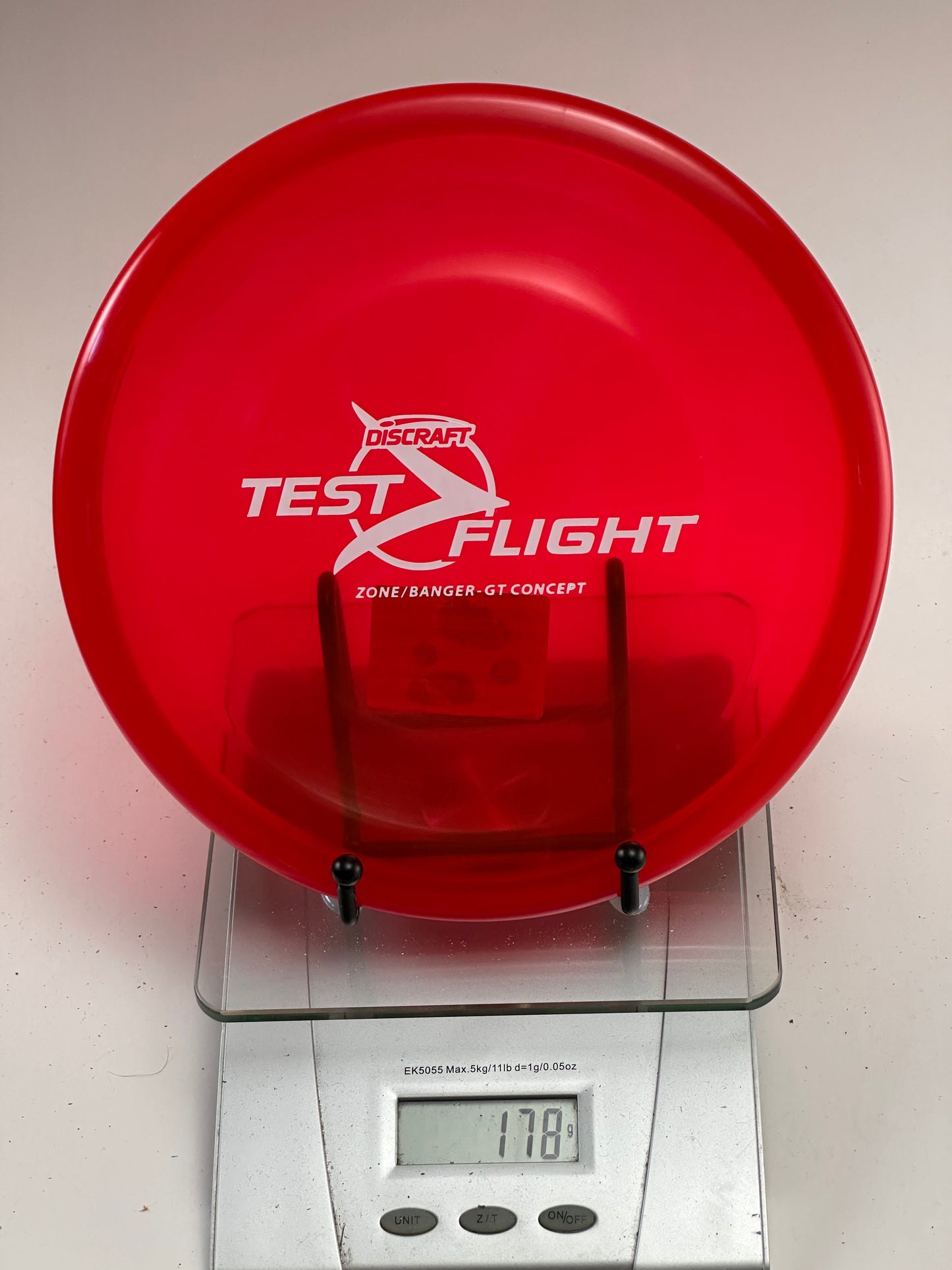 Discraft Zone Banger GT Test Flight Z (Red) – 178g