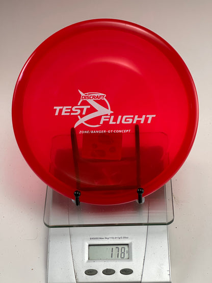 Discraft Zone Banger GT Test Flight Z (Red) – 178g