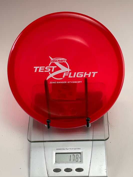 Discraft Zone Banger GT Test Flight Z (Red) – 178g