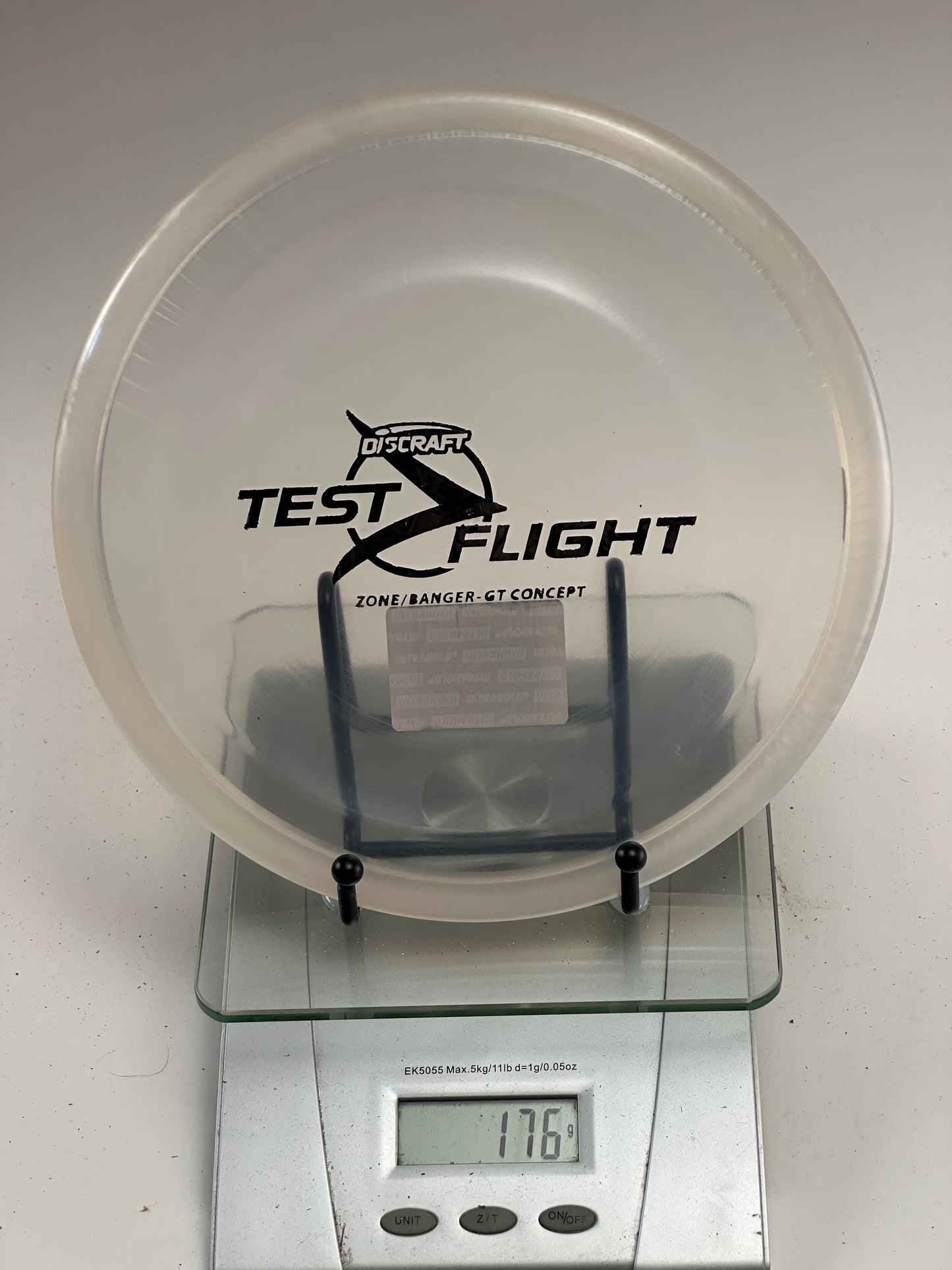 Discraft Zone Banger GT Test Flight Z (Clear) 176g
