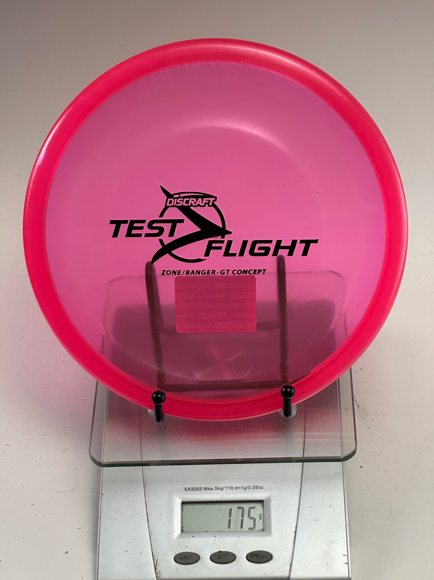 Discraft Test Flight Zone/Banger GT Concept (Z) - Transparent Pink