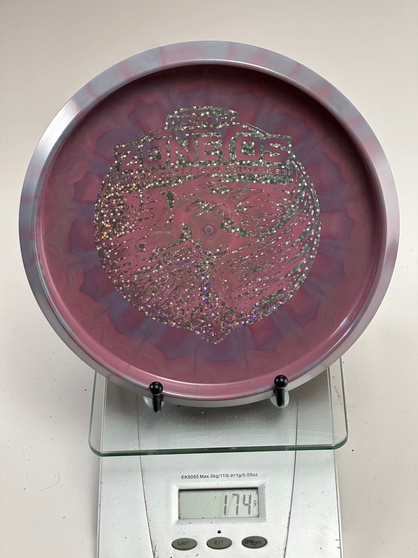 Discraft Zone OS Jawbreaker Z FLX Tour Series Swirly Pink/Purple