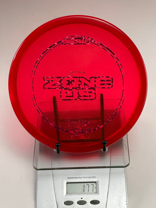 Discraft Zone OS First Run Z Line – Transparent Red