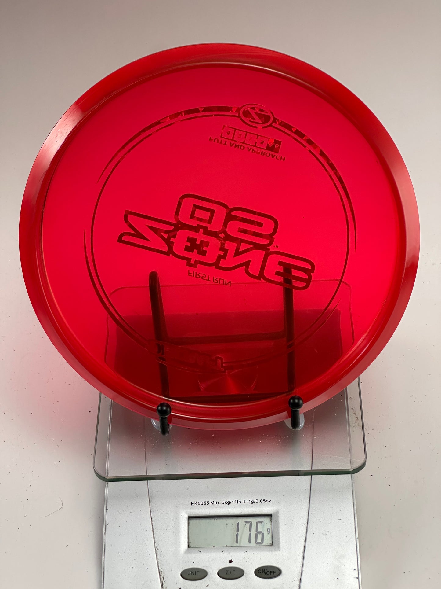 Discraft Zone OS First Run Z Line – Transparent Red