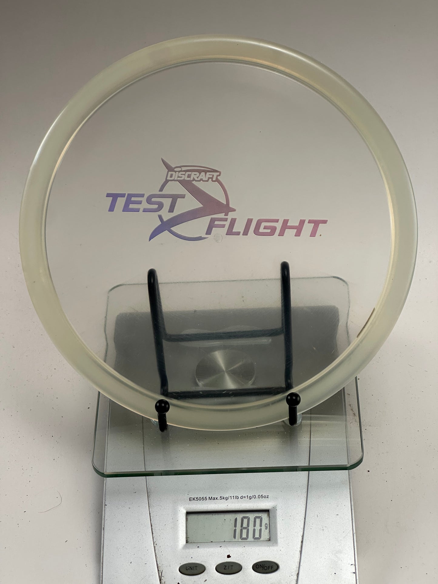 Discraft Zone OS Test Flight Z Line Clear Prototype Approach Disc