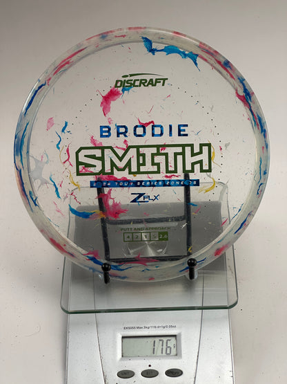 Discraft Brodie Smith 2024 Tour Series Zone OS Z FLX (Clear Swirl)