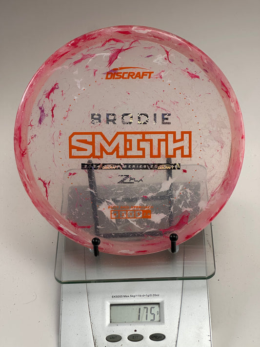 Discraft Zone OS Z FLX Tour Series (Brodie Smith) Clear Pink Swirl