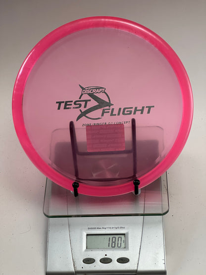 Discraft Zone/Ringer GT Concept Test Flight Translucent Pink (180g)