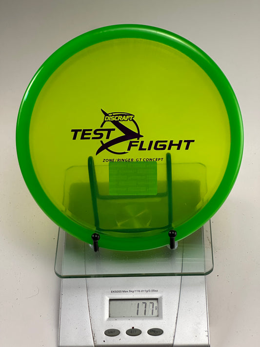 Discraft Test Flight Zone/Ringer-GT Concept — Transparent Green