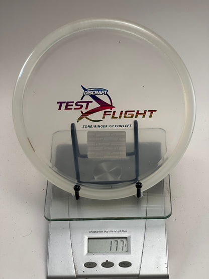Discraft Test Flight Zone/Ringer GT Concept Clear Translucent Disc