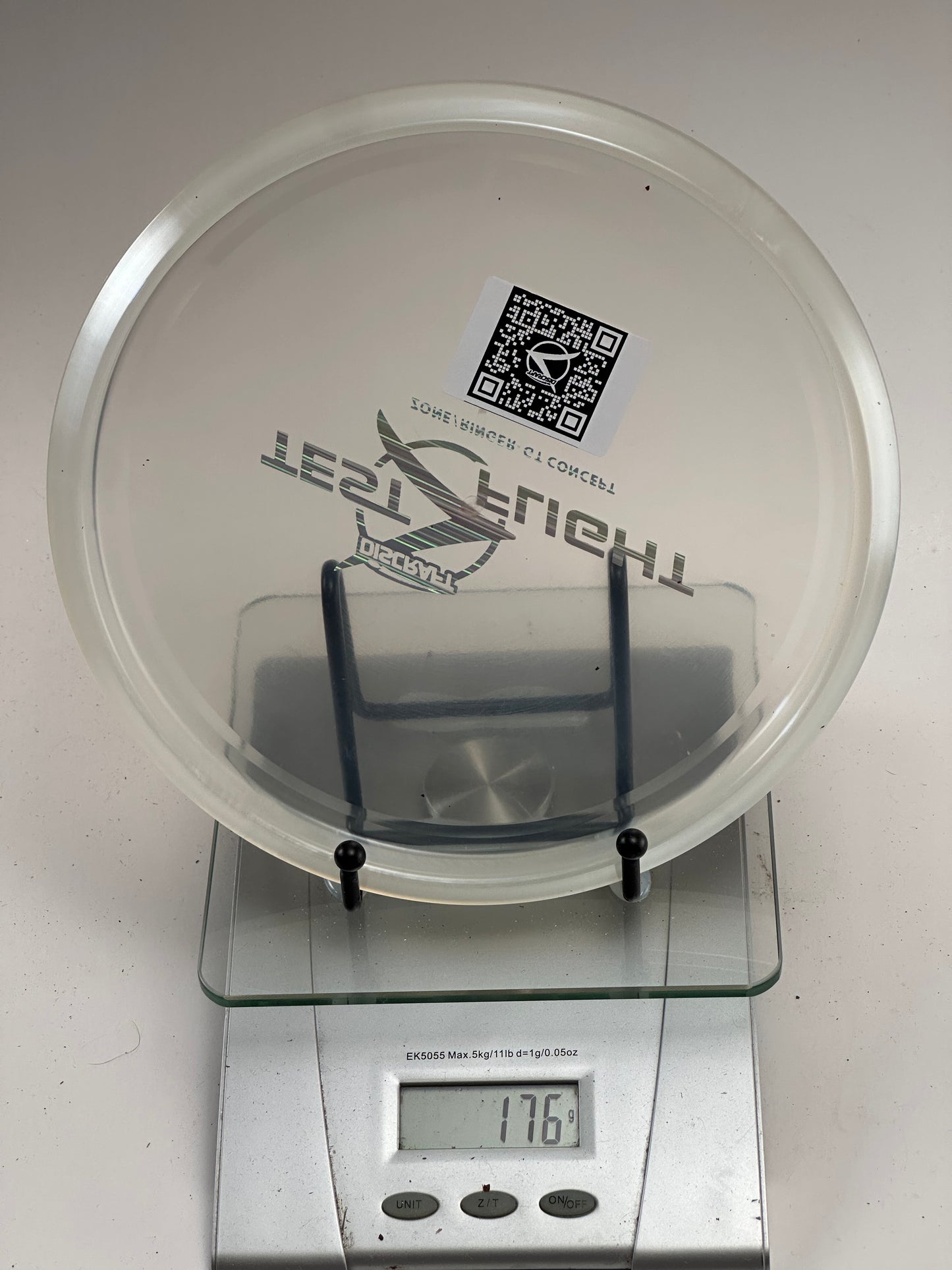 Discraft Test Flight Zone/Ringer GT Concept Clear Translucent Disc