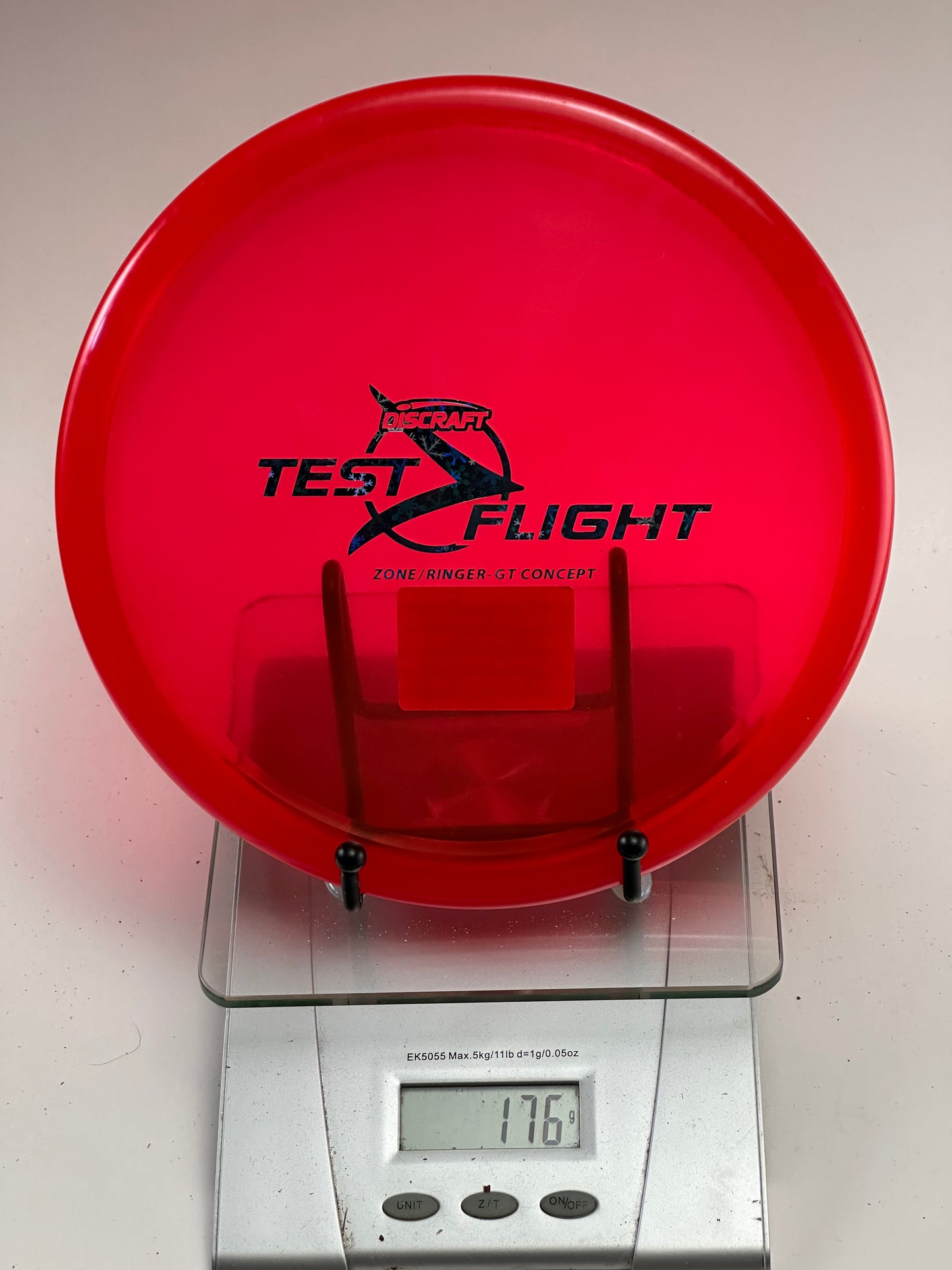 Discraft Test Flight Zone/Ringer GT Concept – Transparent Red