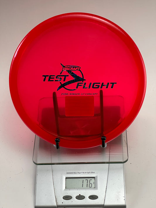 Discraft Test Flight Zone/Ringer GT Concept – Transparent Red