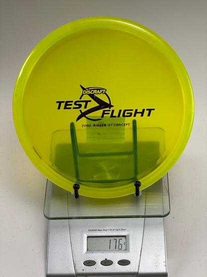 Discraft Test Flight Zone/Ringer GT Concept – Transparent Yellow