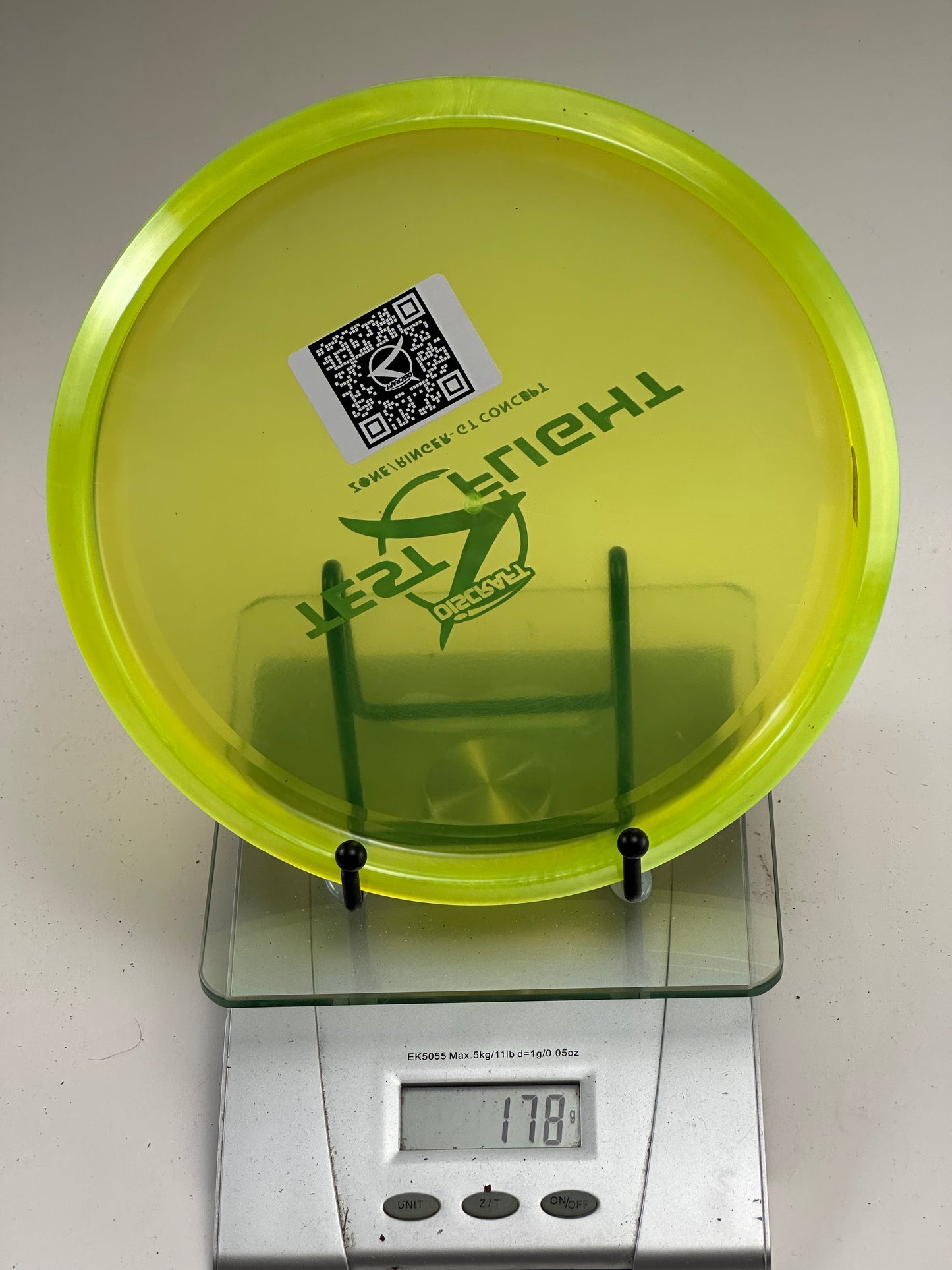 Discraft Test Flight Zone/Ringer GT Concept Yellow Translucent 177g