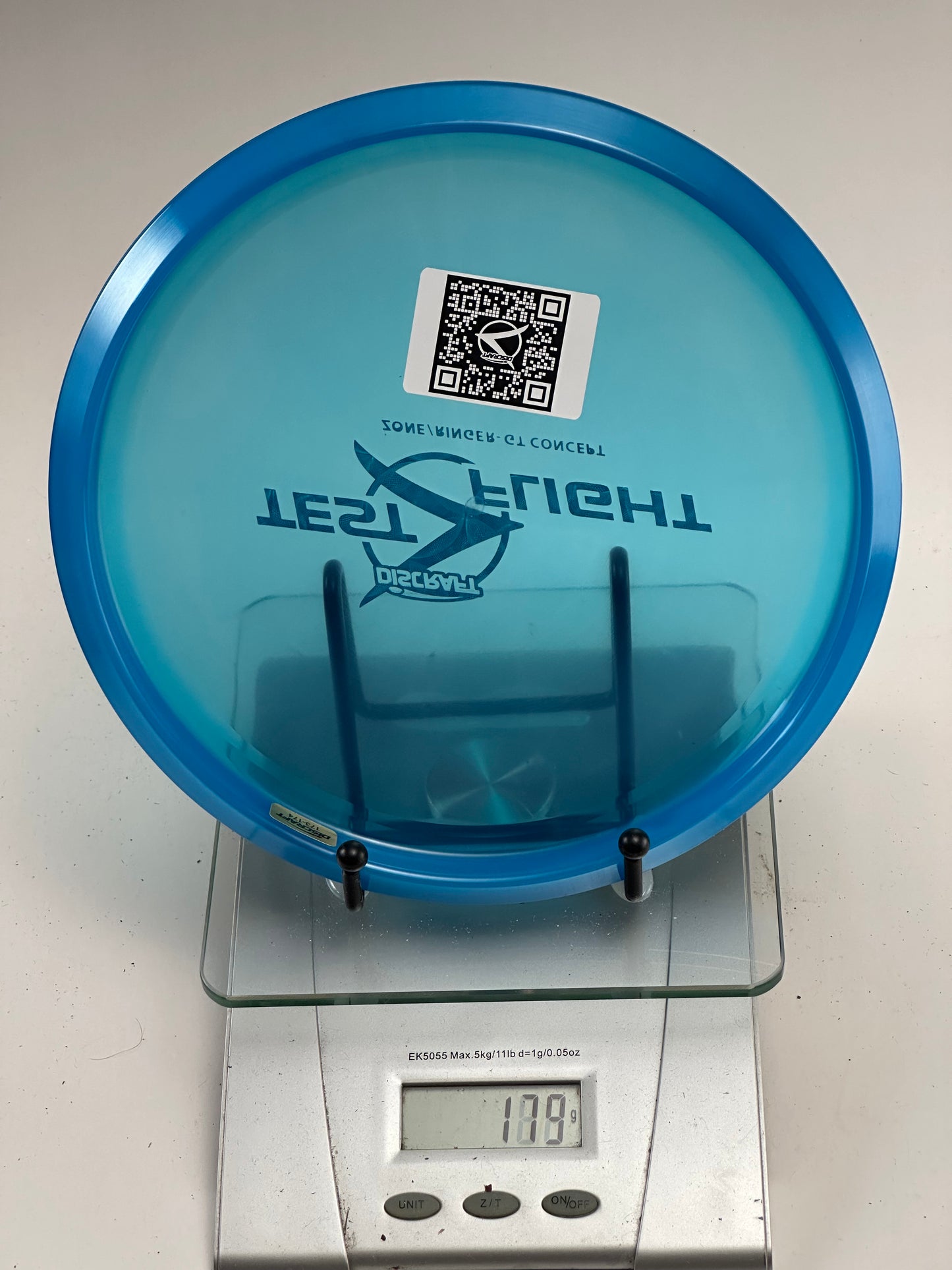 Discraft Test Flight Zone Ringer GT – Translucent Blue