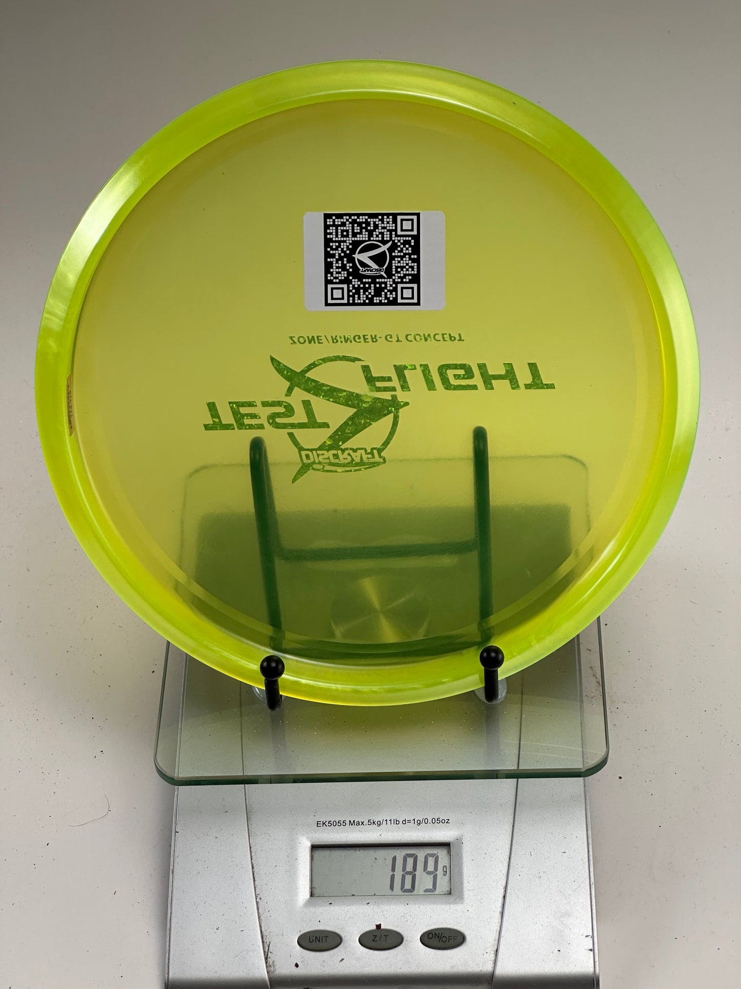 Discraft Test Flight Zone/Ringer-GT Concept (Translucent Yellow)