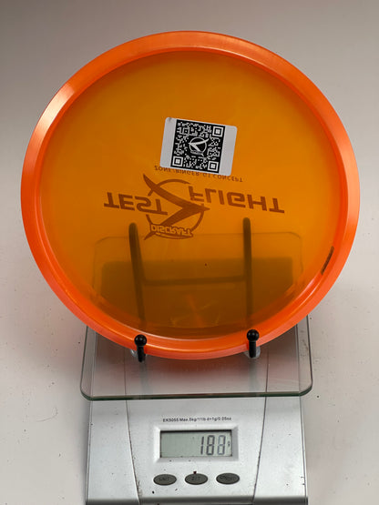 Discraft Test Flight Zone/Ringer-GT Concept – Translucent Yellow w/ Orange Rim