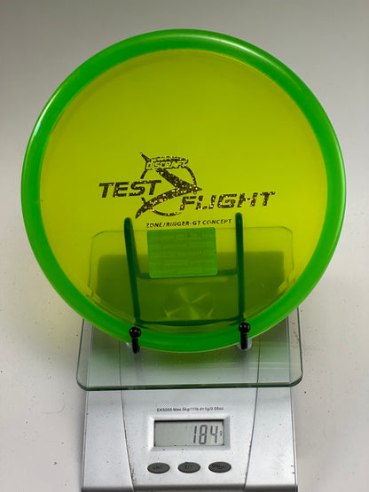 Discraft Test Flight Zone/Ringer GT Concept – Translucent Yellow/Green