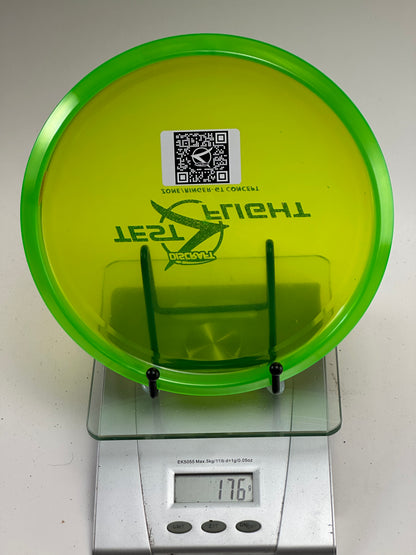 Discraft Test Flight Zone/Ringer-GT Concept Putter Yellow w/ Green Rim