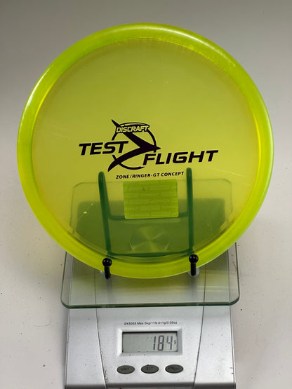 Discraft Test Flight Zone/Ringer-GT Concept (Translucent Yellow)