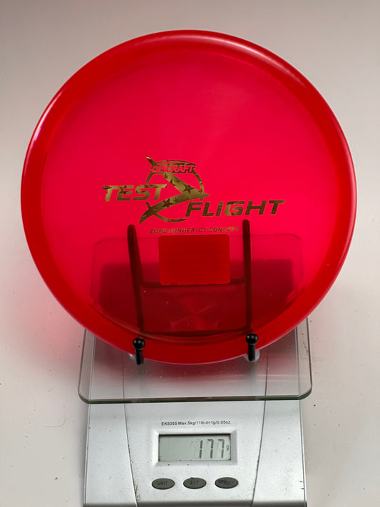 Discraft Zone Ringer GT Test Flight (Concept) Translucent Red