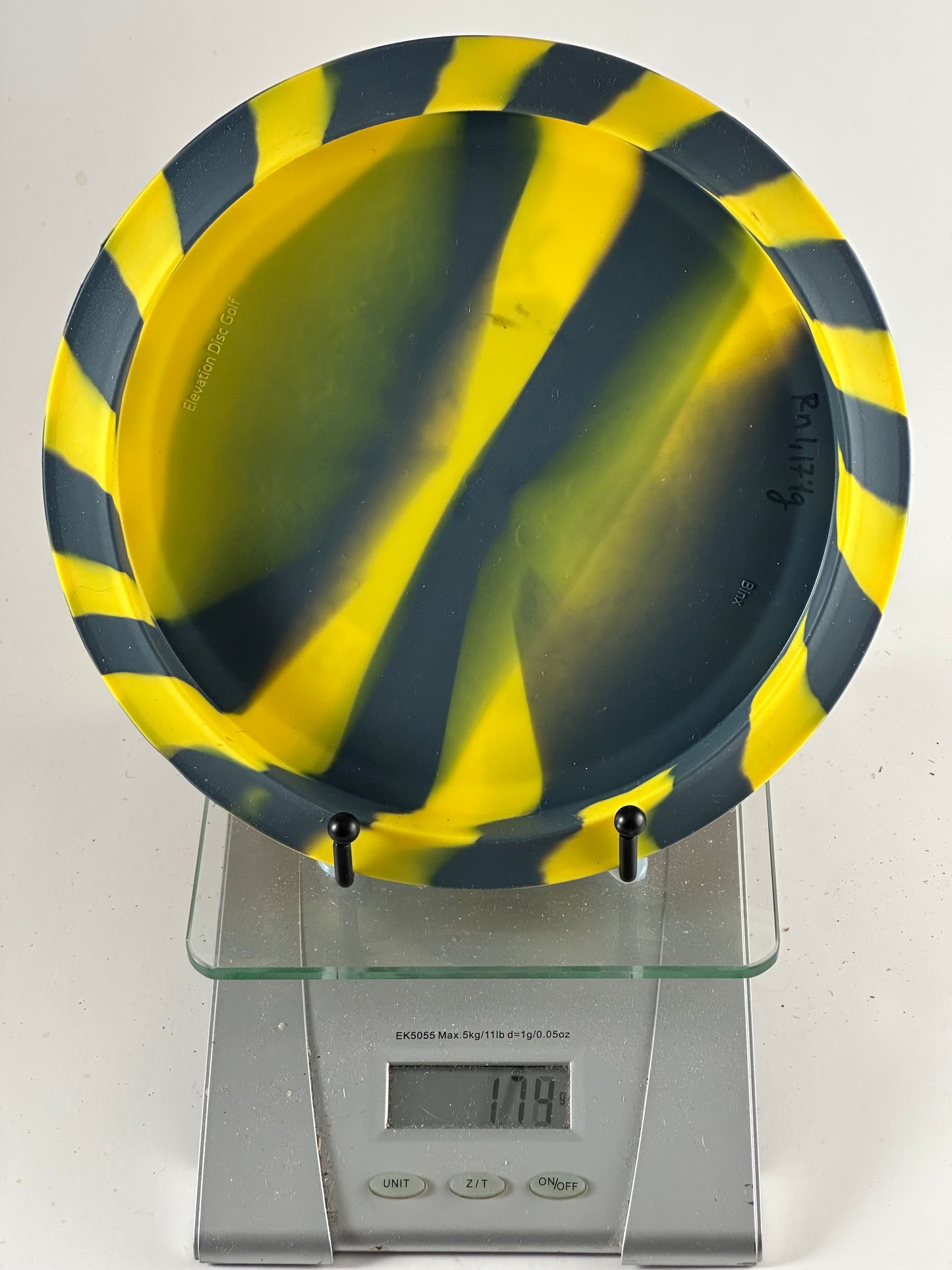 Elevation Bink First Run Silicone Rubber Blend – Yellow/Gray Swirl Cat Stamp
