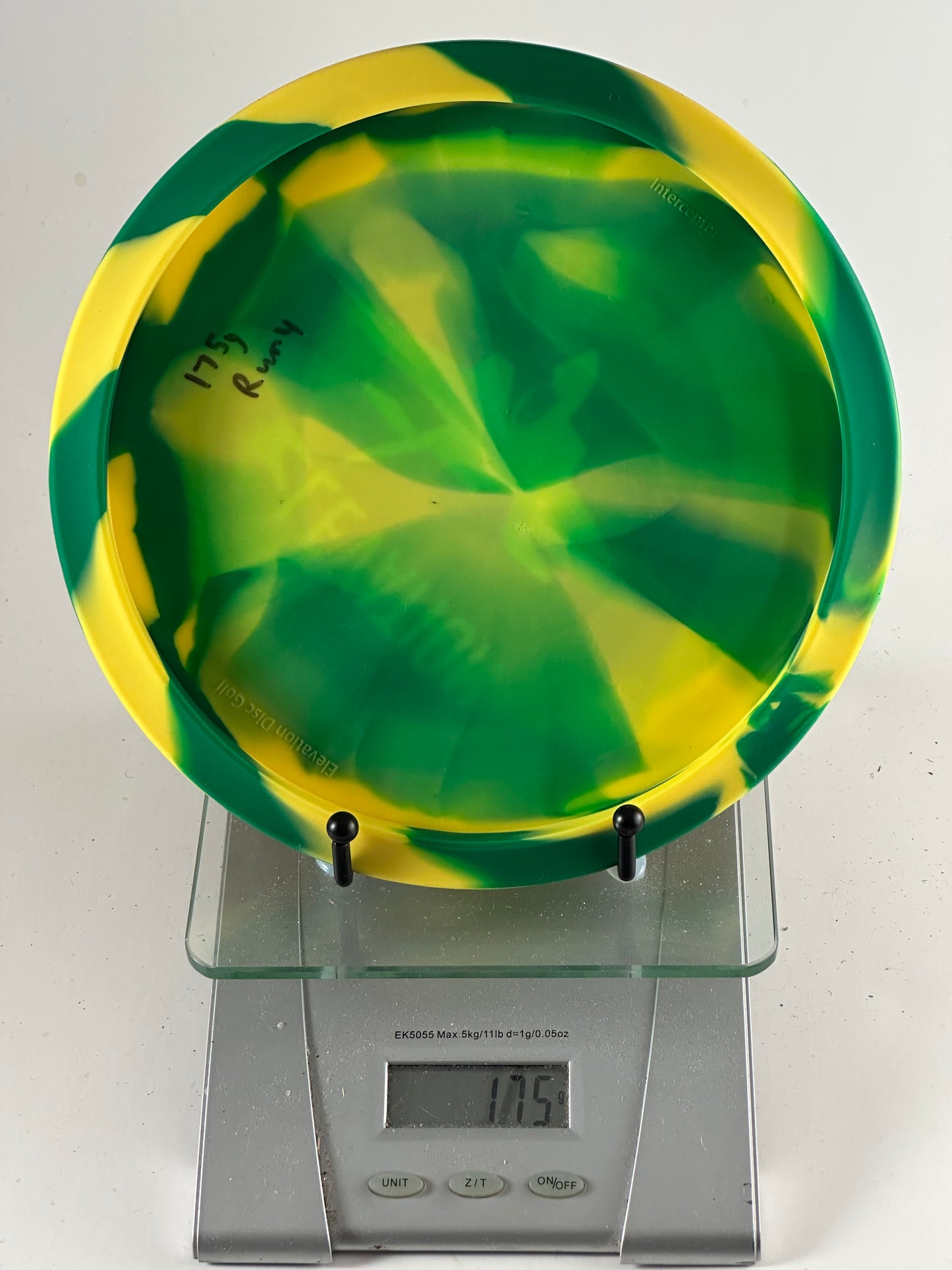 DGA Elevation Interceptor (4th Run) OG Rubber Blend - Green/Yellow Swirl