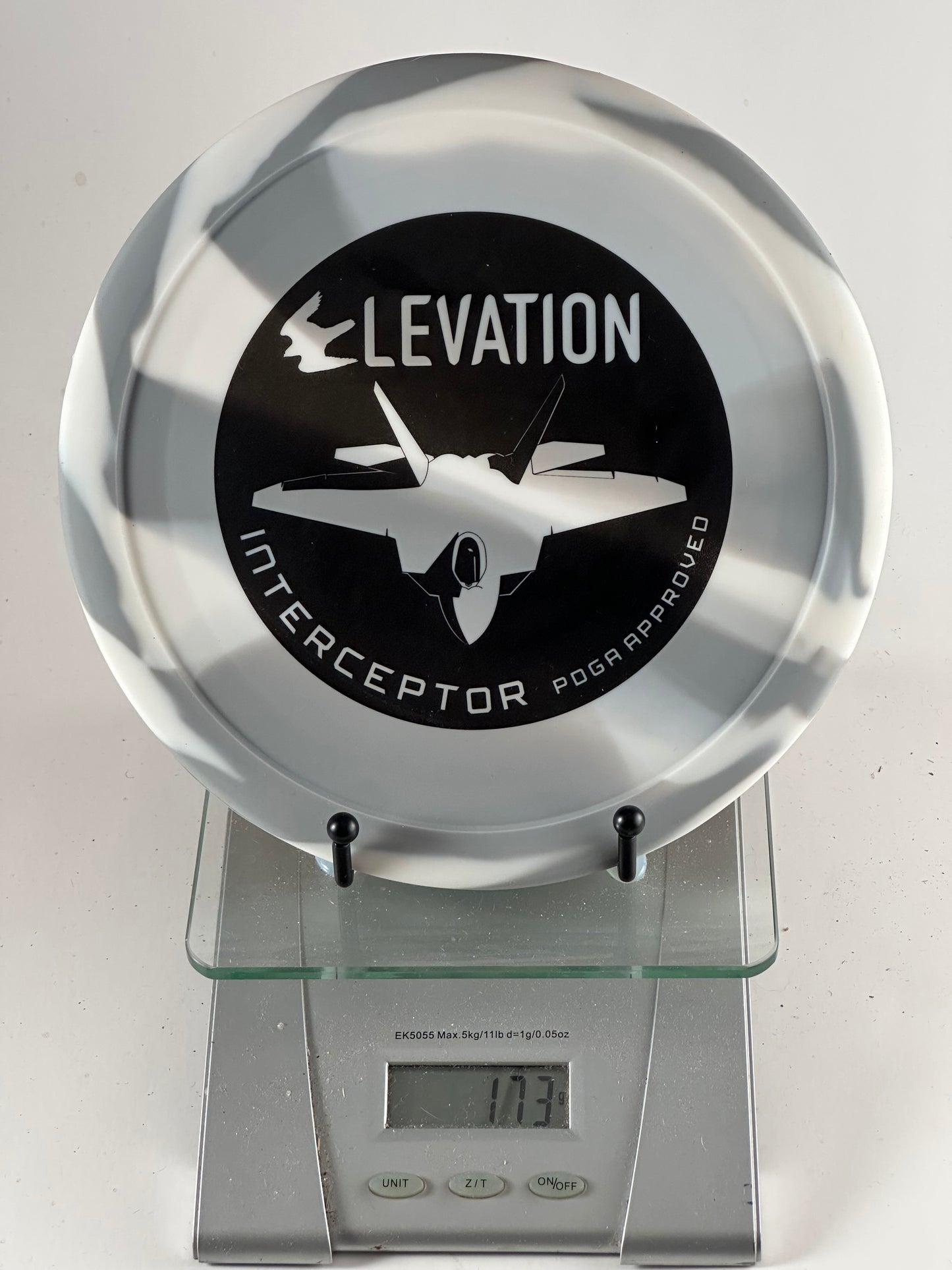 Elevation Interceptor 4th Run OG Rubber Blend – Gray/White Swirl, Black Stamp