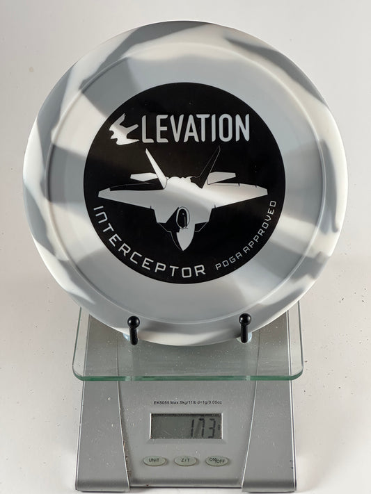 Elevation Interceptor 4th Run OG Rubber Blend – Gray/White Swirl, Black Stamp