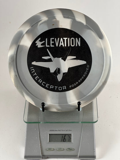Elevation Interceptor 4th Run OG Rubber Blend Midrange (Gray/White Swirl)