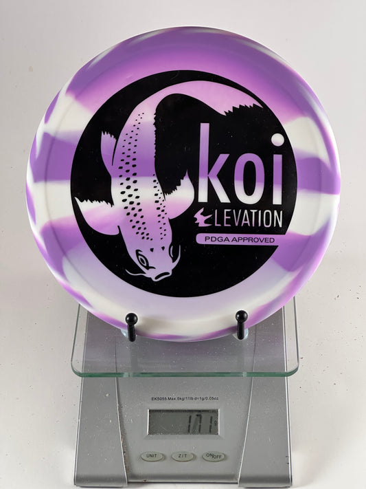 Elevation Koi 2nd Run ecoFLEX Rubber Approach Disc - Purple/White Swirl