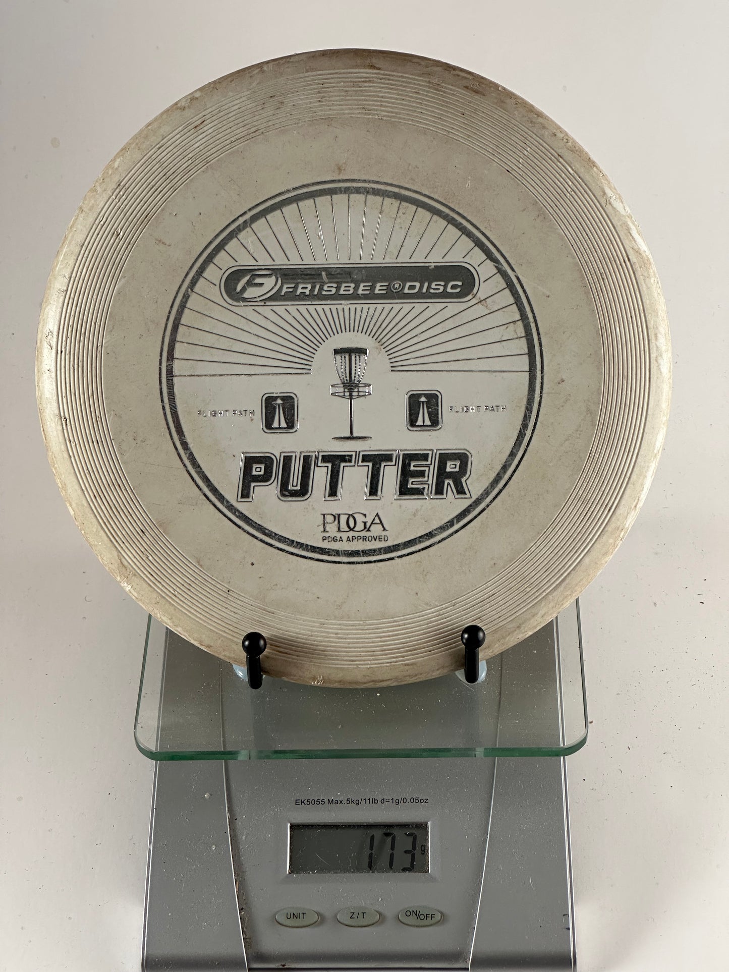 DGA Frisbee Disc Putter 173g - White Baseline, PDGA Approved