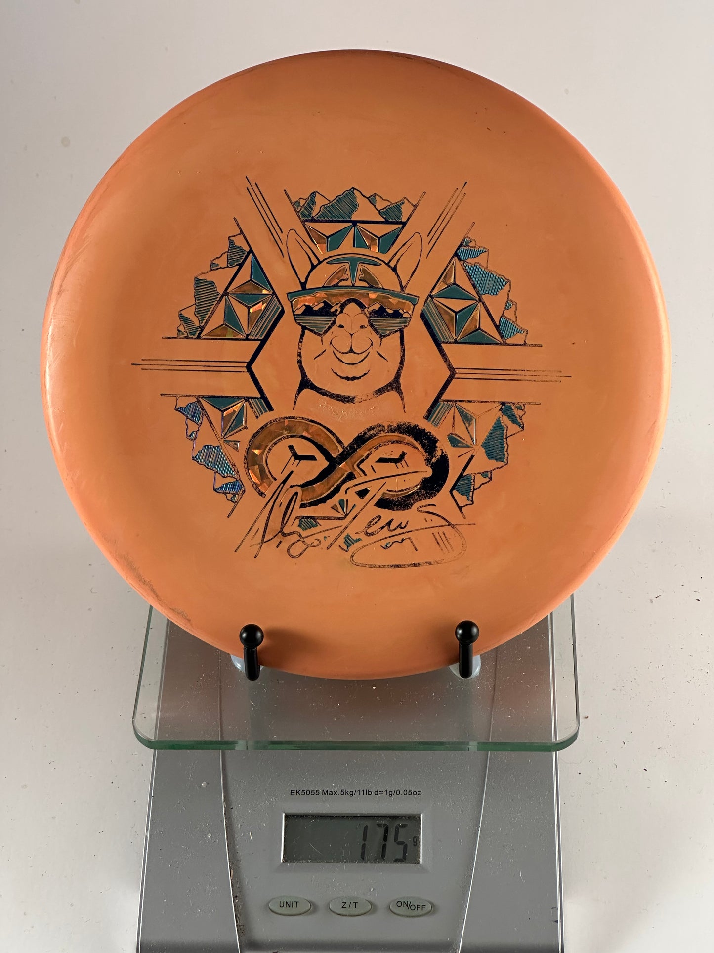Infinite Discs Alpaca Metal Flake Champion Putter (Innova) - Orange