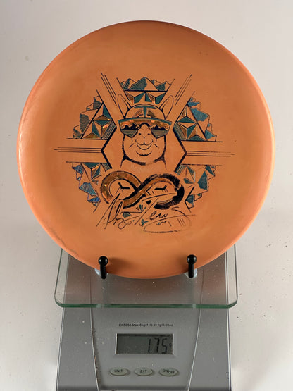 Infinite Discs Alpaca Metal Flake Champion Putter (Innova) - Orange