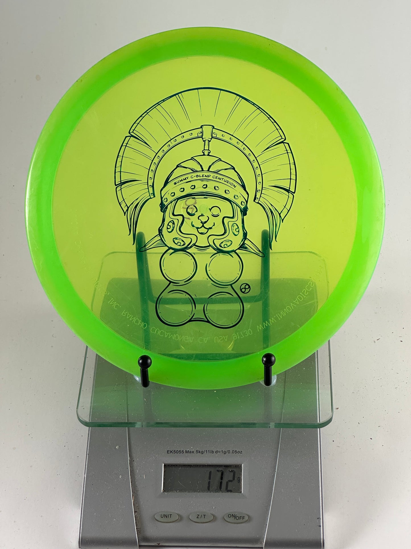 Infinite Discs Centurion Gummy C-Blend Fairway Driver (172g) - Neon Green
