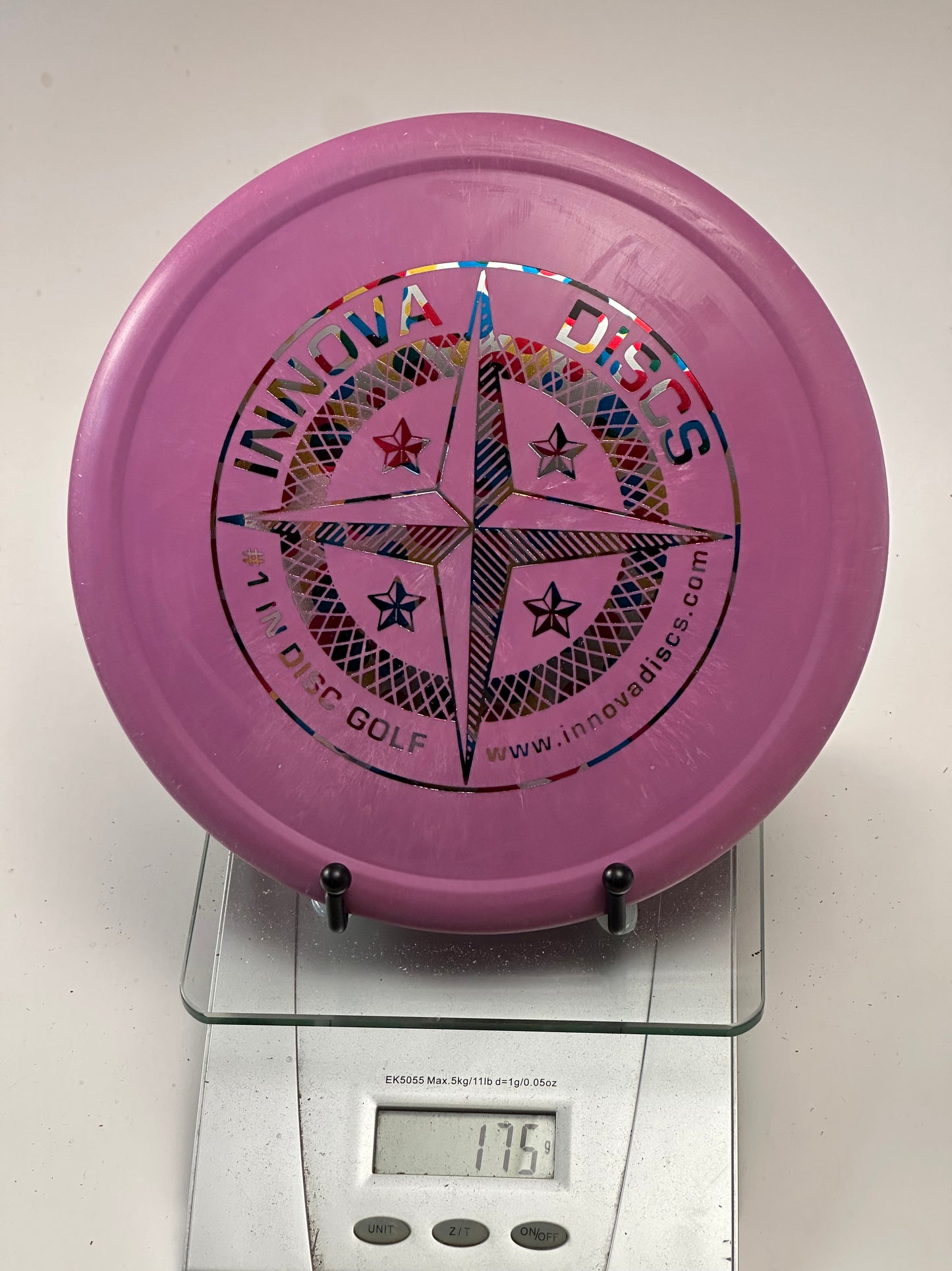 Innova Star Animal Pink w/ Multi-Color Holographic Compass Stamp (175g)