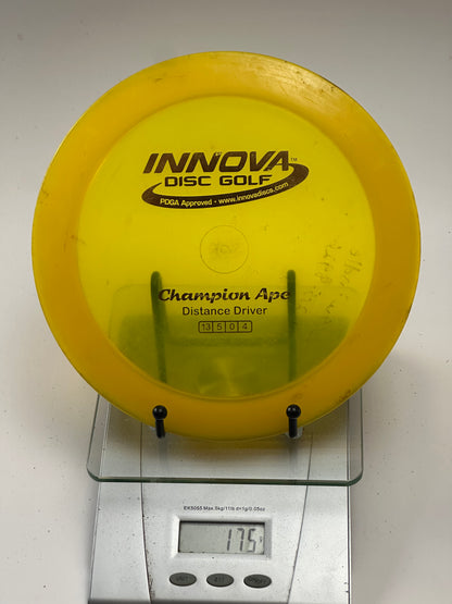 Innova Champion Ape Distance Driver – Transparent Yellow (Used)