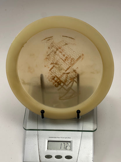 Innova Champion Archon Distance Driver (Clear Amber) – Faded Honeycomb Stamp