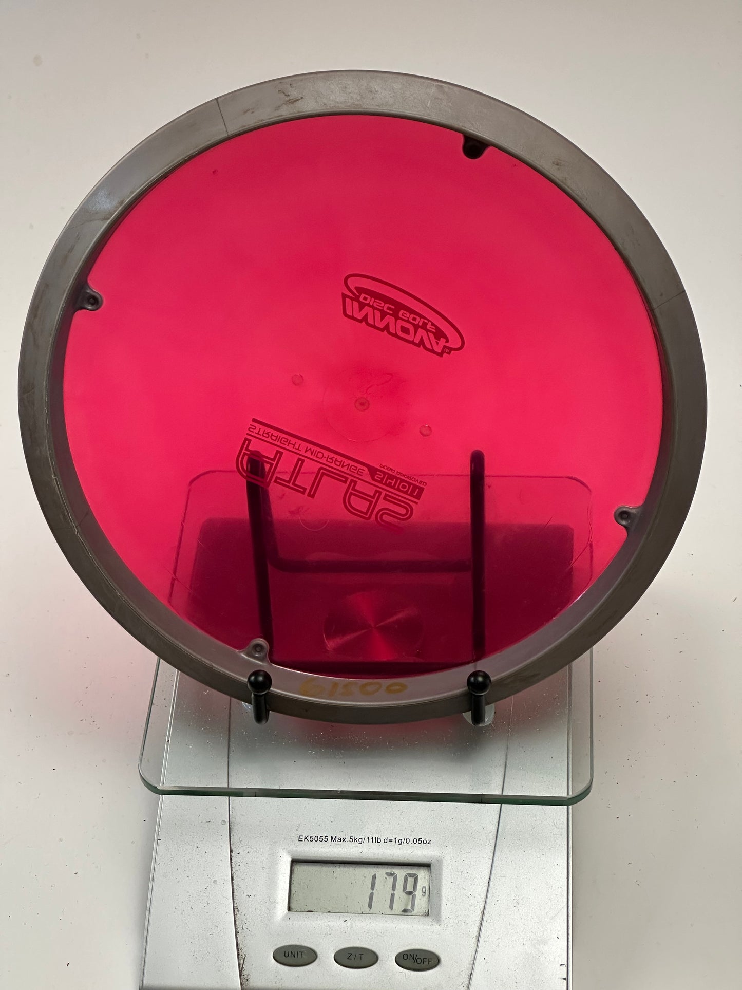 Innova Star Atlas Overmold Midrange – Transparent Red w/ Gray Rim