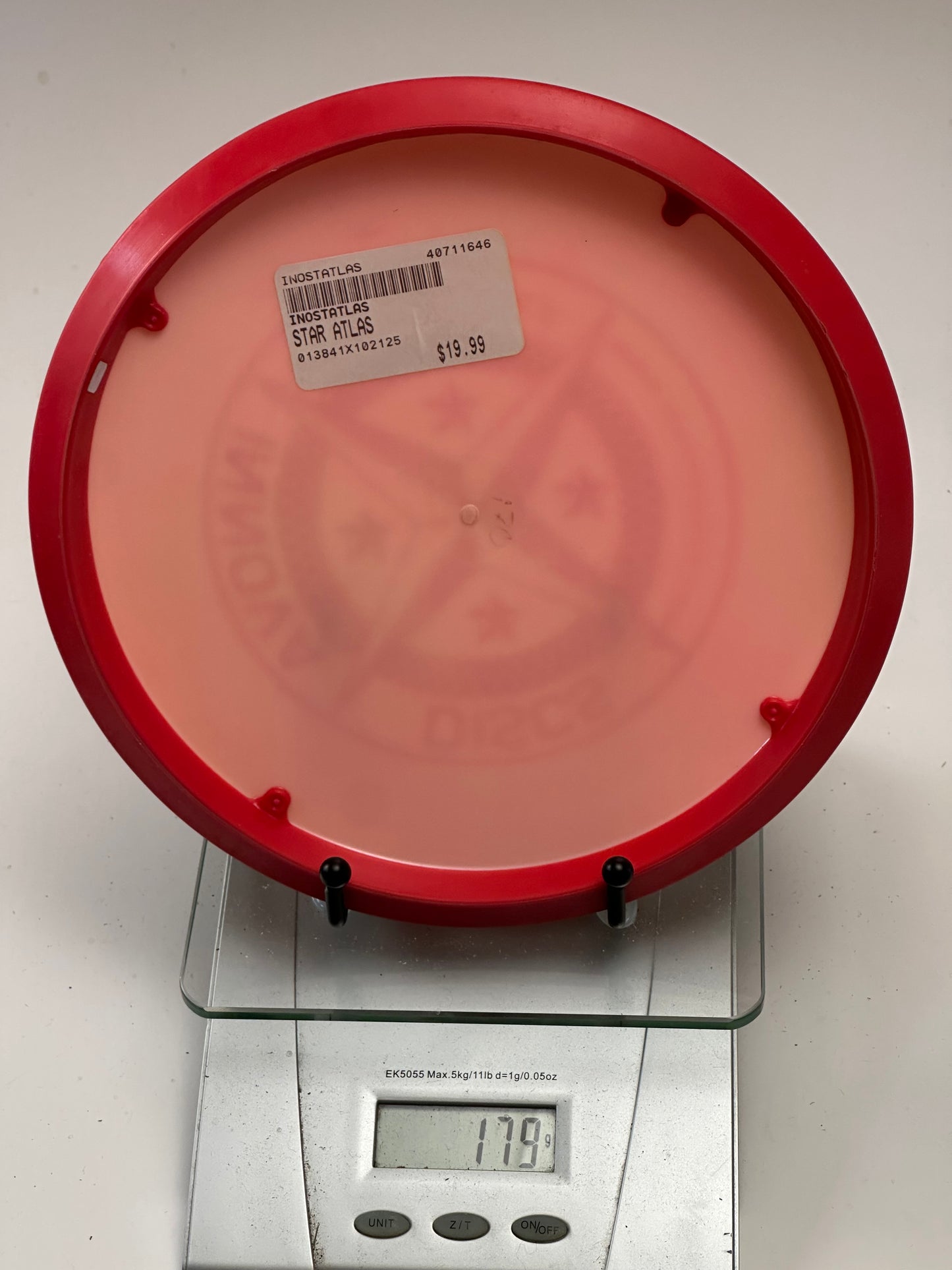Innova Star Atlas Overmold Midrange 179g Pink/Red Rim