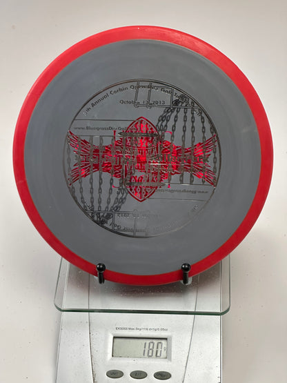 Innova Star Atlas Overmold Midrange - Gray with Red Rim