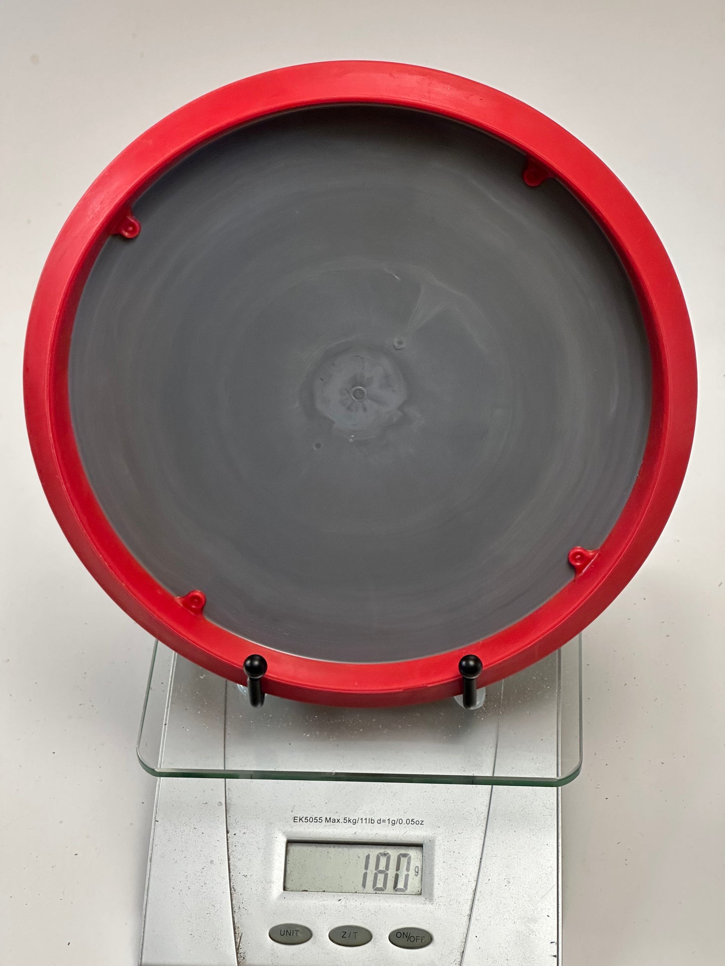 Innova Star Atlas Overmold Midrange - Gray with Red Rim