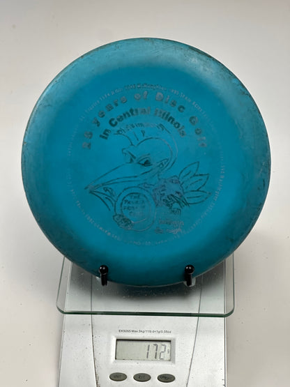Innova DX Aviar Putter – Blue “25 Years of Disc Golf in Central Illinois” Stamp