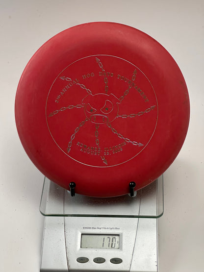 Innova DX Aviar (2003 Hog Days Tournament) Red Putter - Silver Stamp