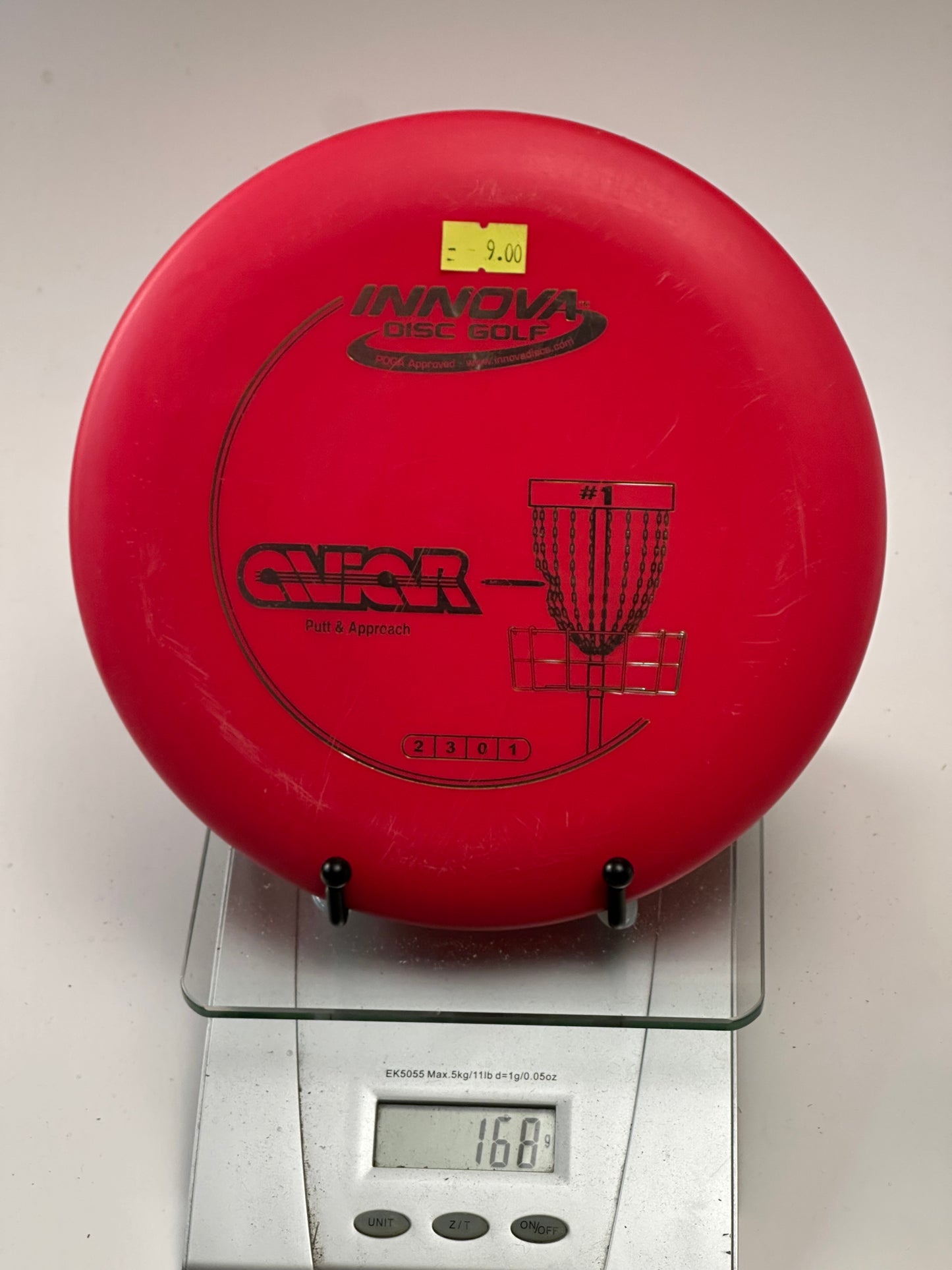 Innova DX Aviar Putter - Red with Basket Stamp (Used)