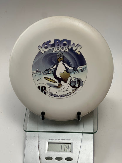 Innova DX Aviar Putter | 2005 Ice Bowl Penguin Stamp | Off-White